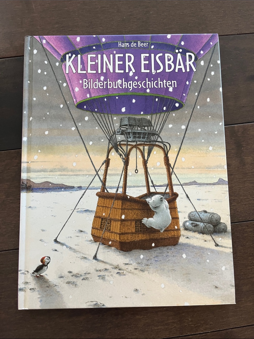 German Kids book Kleiner Eisbär Hardcover